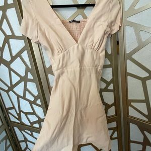 Baby pink Zara mini dress